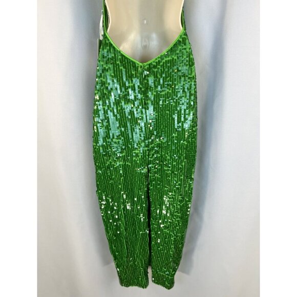 NWT Ronny Kobo Green Sequin Alix Maxi Dress $578 - Picture 9 of 14